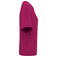 Camiseta oversize orgánica mujer NS313. Color morado cereza.