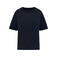 Camiseta oversize sostenible mujer NS327. Color azul marino lavado.