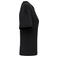 Camiseta oversize sostenible mujer NS327. Color negro lavado.