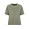 Camiseta tejido Terry Towel reciclada mujer NS328. Color verde almendra.