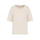 Camiseta tejido Terry Towel reciclada mujer NS328. Color marfil.