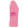 Camiseta tejido Terry Towel reciclada mujer NS328. Color rosa caramelo.