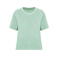 Camiseta tejido Terry Towel reciclada mujer NS328. Color verde arroyo.