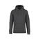 Sudadera capucha unisex NS401. Color gris hierro.