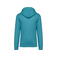Sudadera capucha unisex NS401. Color azul adriático.