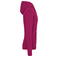 Sudadera capucha unisex NS401. Color morado cereza.