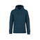 Sudadera capucha unisex NS401. Color azul pavo real.