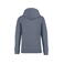 Sudadera capucha unisex NS401. Color gris mineral.
