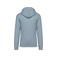 Sudadera capucha unisex NS401. Color aguamarina.