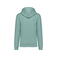 Sudadera capucha unisex NS401. Color verde jade.
