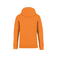 Sudadera capucha unisex NS401. Color mandarina.
