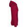 Sudadera capucha unisex NS401. Color rojo hibisco.