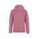 Sudadera capucha unisex NS401. Color rosa antiguo.