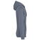 Sudadera capucha unisex NS401. Color gris mineral.