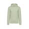 Sudadera capucha unisex NS401. Color verde celadón.