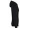Sudadera capucha unisex NS401. Color negro.