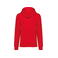 Sudadera capucha unisex NS401. Color rojo amapola.