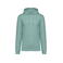 Sudadera capucha unisex NS401. Color verde jade.