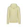 Sudadera capucha unisex NS401. Color cítrico limón.