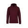 Sudadera capucha unisex NS401. Color cereza oscura.