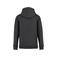 Sudadera capucha unisex NS401. Color gris volcánico jaspeado.