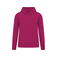Sudadera capucha unisex NS401. Color morado cereza.