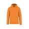 Sudadera capucha unisex NS401. Color mandarina.