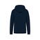Sudadera capucha y cremallera reciclada unisex NS402. Color azul marino.