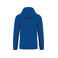 Sudadera capucha y cremallera reciclada unisex NS402. Color azul marino.