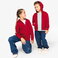 Sudadera capucha y cremallera reciclada niño NS405. .