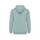 Sudadera capucha y cremallera reciclada niño NS405. Color verde jade.