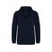 Sudadera capucha y cremallera reciclada niño NS405. Color azul marino.