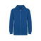 Sudadera capucha y cremallera reciclada niño NS405. Color azul marino.
