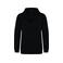 Sudadera capucha y cremallera reciclada niño NS405. Color negro.