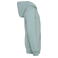 Sudadera capucha y cremallera reciclada niño NS405. Color verde jade.