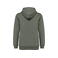 Sudadera capucha y cremallera reciclada niño NS405. Color caqui orgánico.