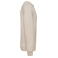 Sudadera oversize eco-responsable reciclada unisex NS407. Color natural crudo.