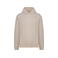 Sudadera oversize con capucha reciclada unisex NS408. Color natural crudo.