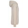 Sudadera oversize con capucha reciclada unisex NS408. Color natural crudo.