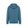 Sudadera oversize con capucha reciclada unisex NS408. Color azul adriático.