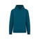 Sudadera oversize con capucha reciclada unisex NS408. Color verde pavo real.