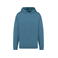 Sudadera oversize con capucha reciclada unisex NS408. Color azul adriático.