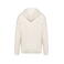 Sudadera oversize con capucha reciclada unisex NS408. Color marfil.