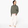 Sudadera capucha y cremallera reciclada mujer NS409. .