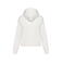 Sudadera capucha y cremallera reciclada mujer NS409. Color marfil.