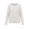 Sudadera oversize tejido Terry Towel reciclada mujer NS413. Color marfil.