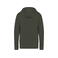 Sudadera capucha tejido Terry Towel orgánica unisex NS416. Color caqui orgánico lavado.
