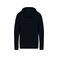 Sudadera capucha tejido Terry Towel orgánica unisex NS416. Color negro lavado.