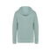 Sudadera capucha tejido Terry Towel orgánica unisex NS416. Color verde jade lavado.