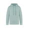 Sudadera capucha tejido Terry Towel orgánica unisex NS416. Color verde jade lavado.